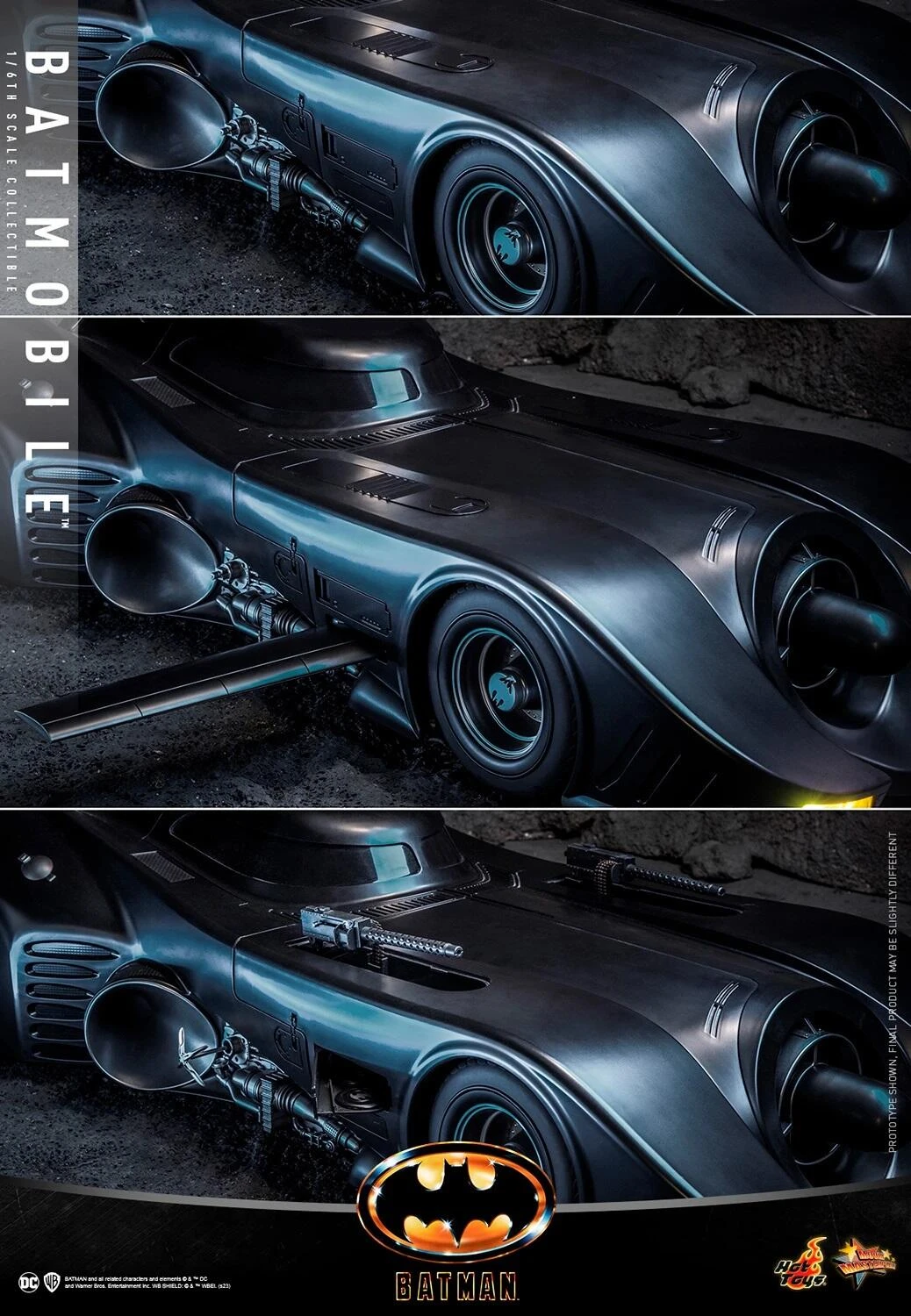 *PRE-ORDER Batmobile - Batman 1989 Hot Toys Collectibles 1/6 Scale Vehicle 9 *PRE-ORDER Batmobile - Batman 1989 Hot Toys Collectibles 1/6 Scale Vehicle - Image 9