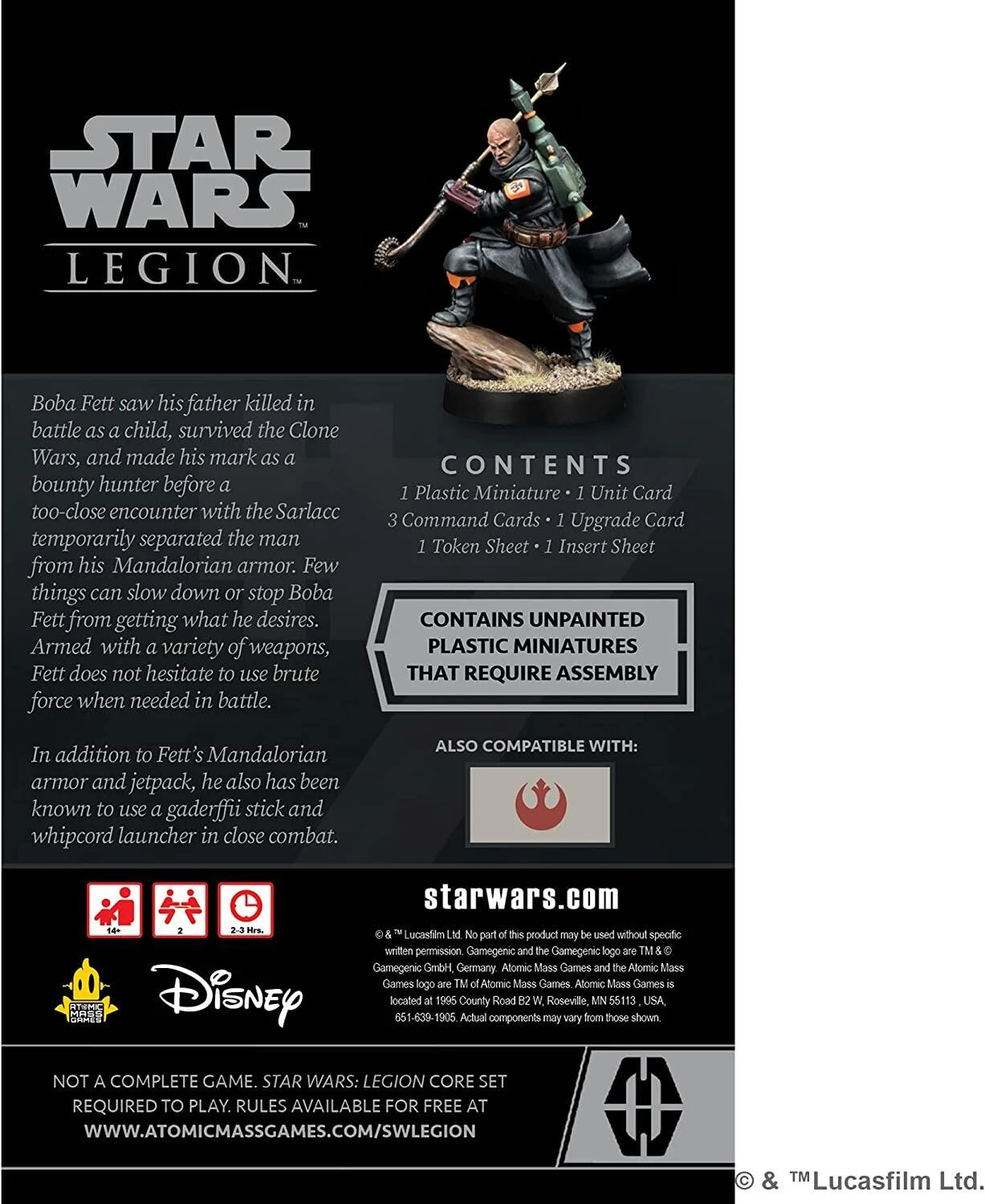 Atomic Mass Games Star Wars Legion: Boba Fett Expansion 2 Atomic Mass Games Star Wars Legion: Boba Fett Expansion - Image 2