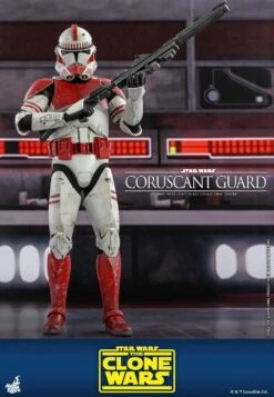Coruscant Guard Clone Trooper - Star Wars: The Clone Wars Hot Toys Collectibles 1/6 Scale Action Figure