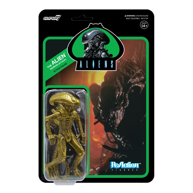 SUPER7 Alien Xenomorph ReAction Action Figure Wave 1 – Alien Warrior (Attack) 1 SUPER7 Alien Xenomorph ReAction Action Figure Wave 1 – Alien Warrior (Attack)