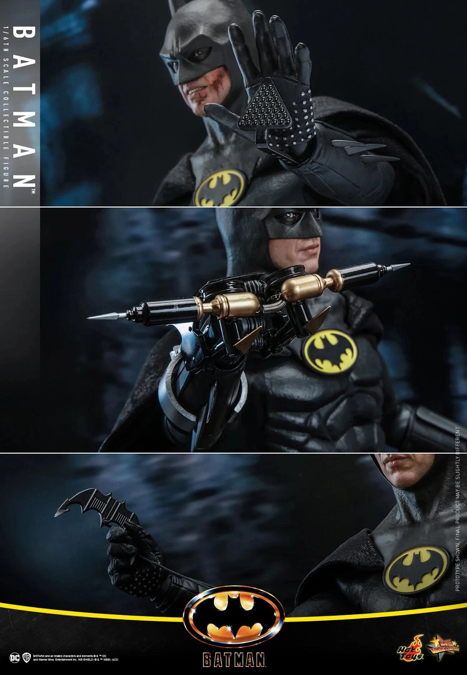 *PRE-ORDER Batman - Batman 1989 Hot Toys Collectibles 1/6 Scale Action Figure 5 *PRE-ORDER Batman - Batman 1989 Hot Toys Collectibles 1/6 Scale Action Figure - Image 5