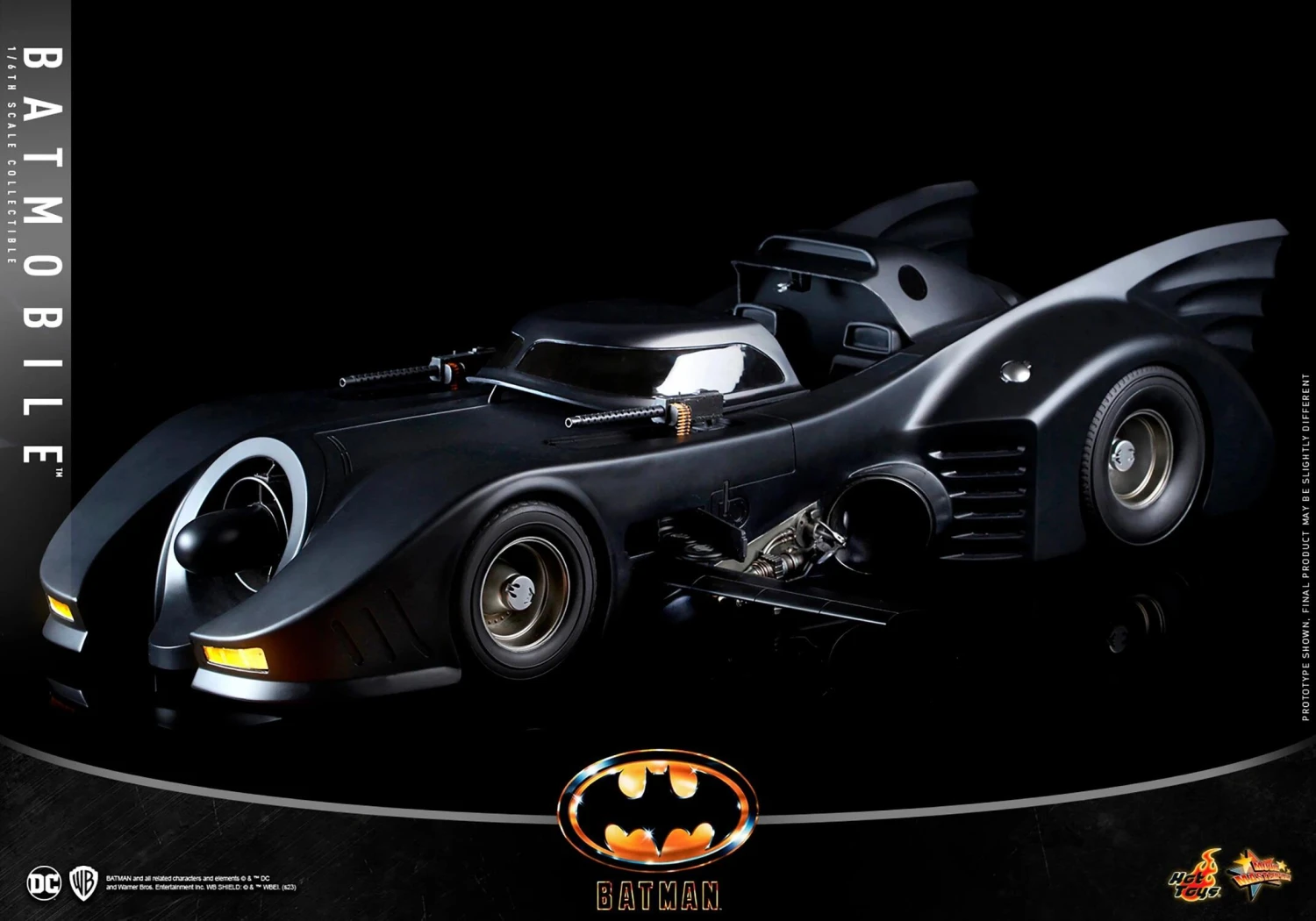 *PRE-ORDER Batmobile - Batman 1989 Hot Toys Collectibles 1/6 Scale Vehicle 2 *PRE-ORDER Batmobile - Batman 1989 Hot Toys Collectibles 1/6 Scale Vehicle - Image 2