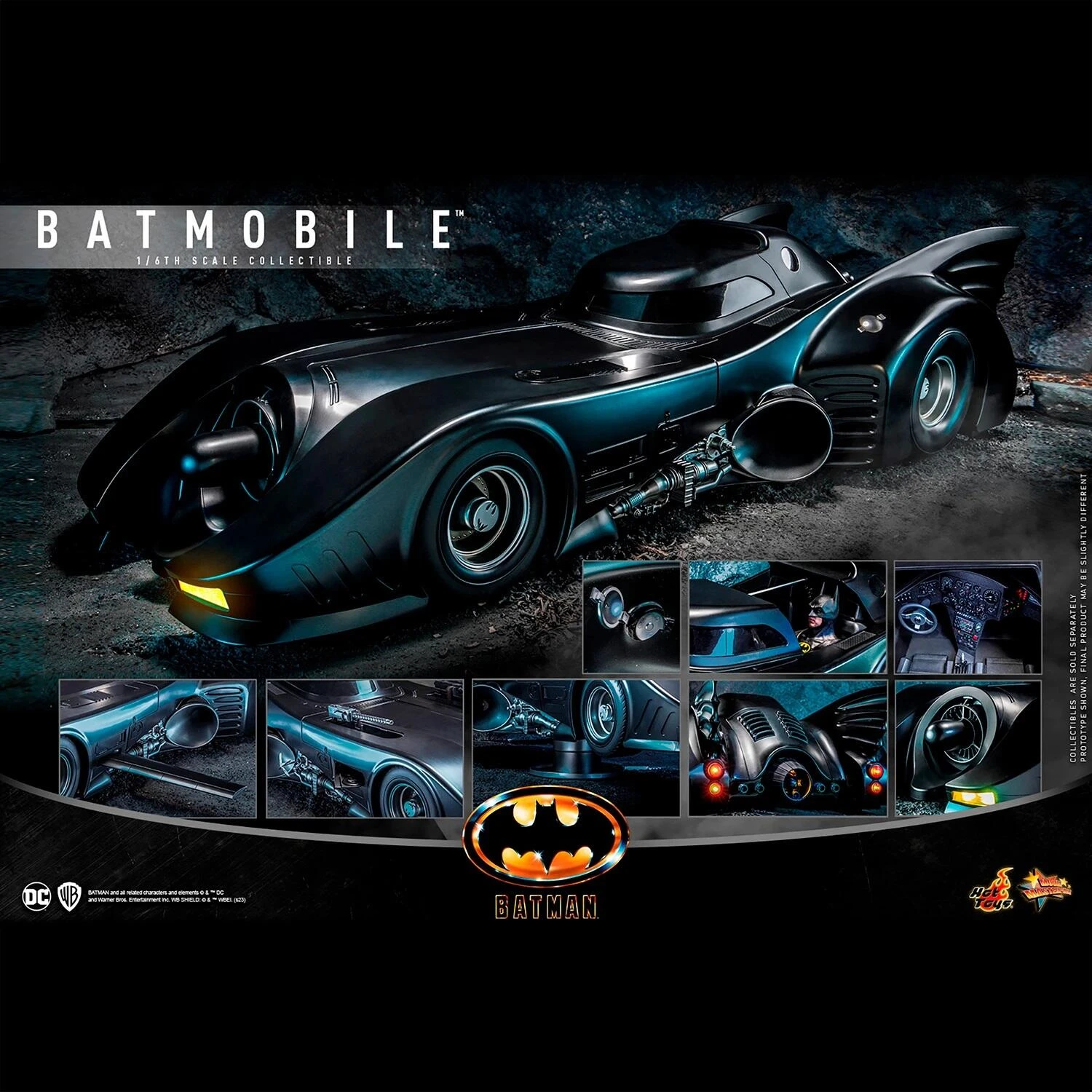 *PRE-ORDER Batmobile - Batman 1989 Hot Toys Collectibles 1/6 Scale Vehicle 10 *PRE-ORDER Batmobile - Batman 1989 Hot Toys Collectibles 1/6 Scale Vehicle - Image 10