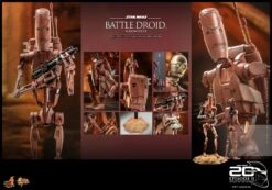 *PRE-ORDER B1 Battle Droid - Star Wars Attack Of The Clones 20th Anniversary Hot Toys Collectibles 1/6 Scale Action Figure -Children Toys Store battle droid geonosis star wars gallery 62716816a151f
