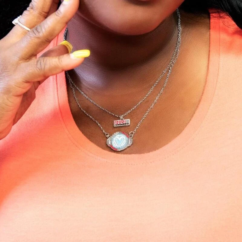 Marvel Black Panther: Wakanda Forever - Ironheart Arc Reactor Pendant Necklace 4 Marvel Black Panther: Wakanda Forever - Ironheart Arc Reactor Pendant Necklace - Image 4