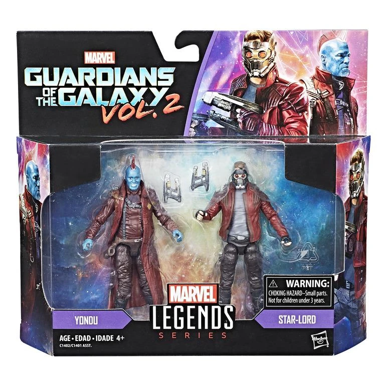 Hasbro Marvel Legends Guardians Of The Galaxy 3.75 Inch Action Figure 2 Pack - Star-Lord & Yondu 1 Hasbro Marvel Legends Guardians Of The Galaxy 3.75 Inch Action Figure 2 Pack - Star-Lord & Yondu