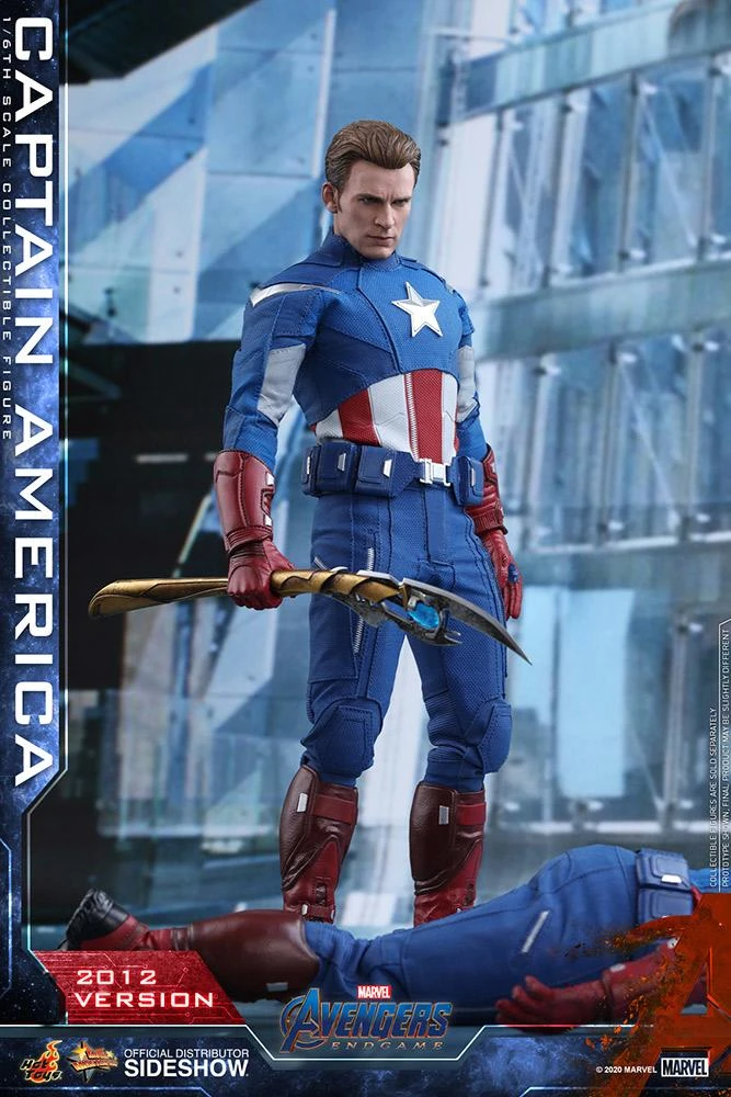 Captain America (2012 Version) - Marvel Hot Toys Collectibles 1/6 Scale Action Figure 2 Captain America (2012 Version) - Marvel Hot Toys Collectibles 1/6 Scale Action Figure - Image 2