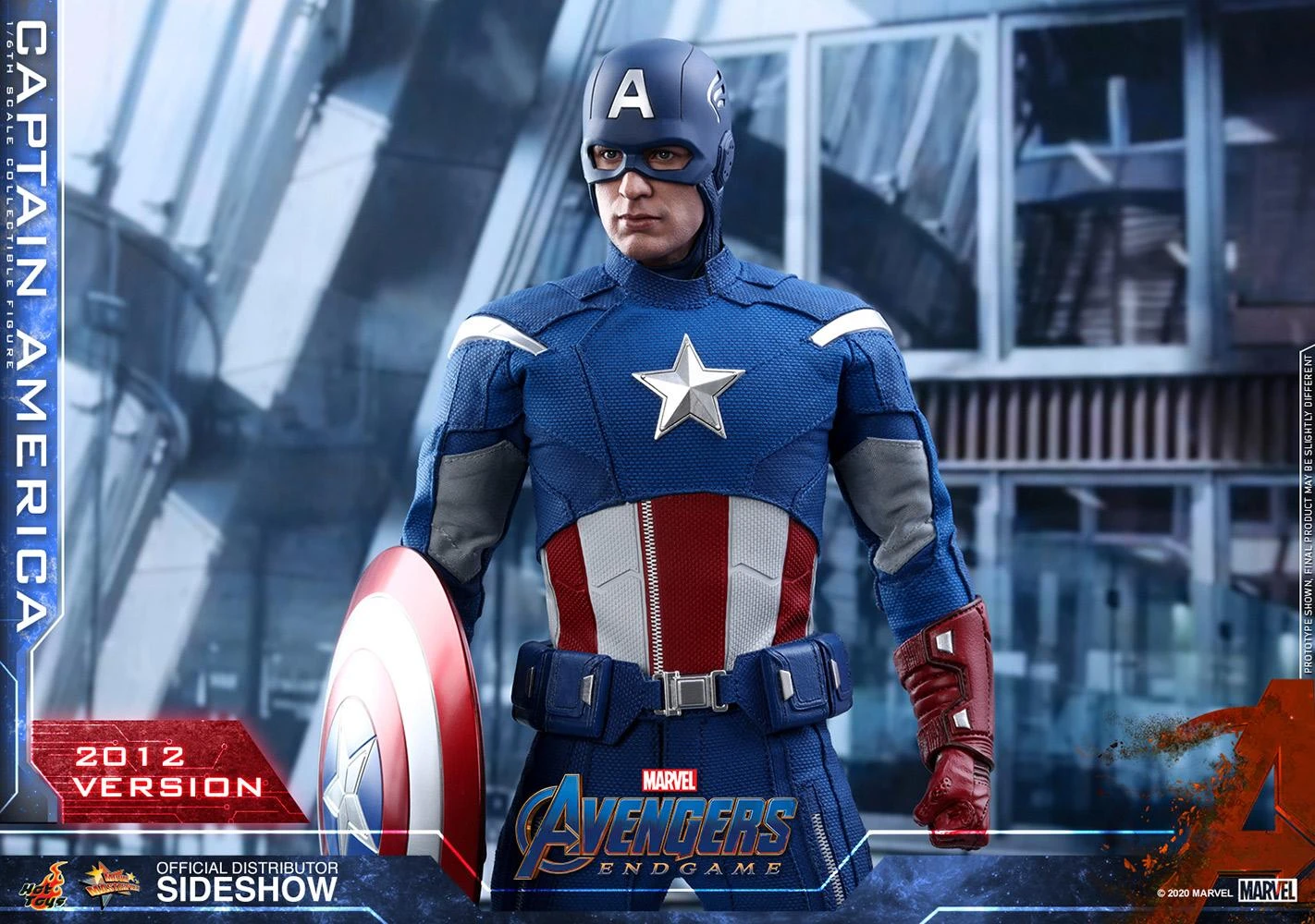 Captain America (2012 Version) - Marvel Hot Toys Collectibles 1/6 Scale Action Figure 7 Captain America (2012 Version) - Marvel Hot Toys Collectibles 1/6 Scale Action Figure - Image 7