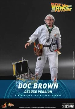 Doc Brown DELUXE - Back To The Future Hot Toys Collectibles 1/6 Scale Action Figure