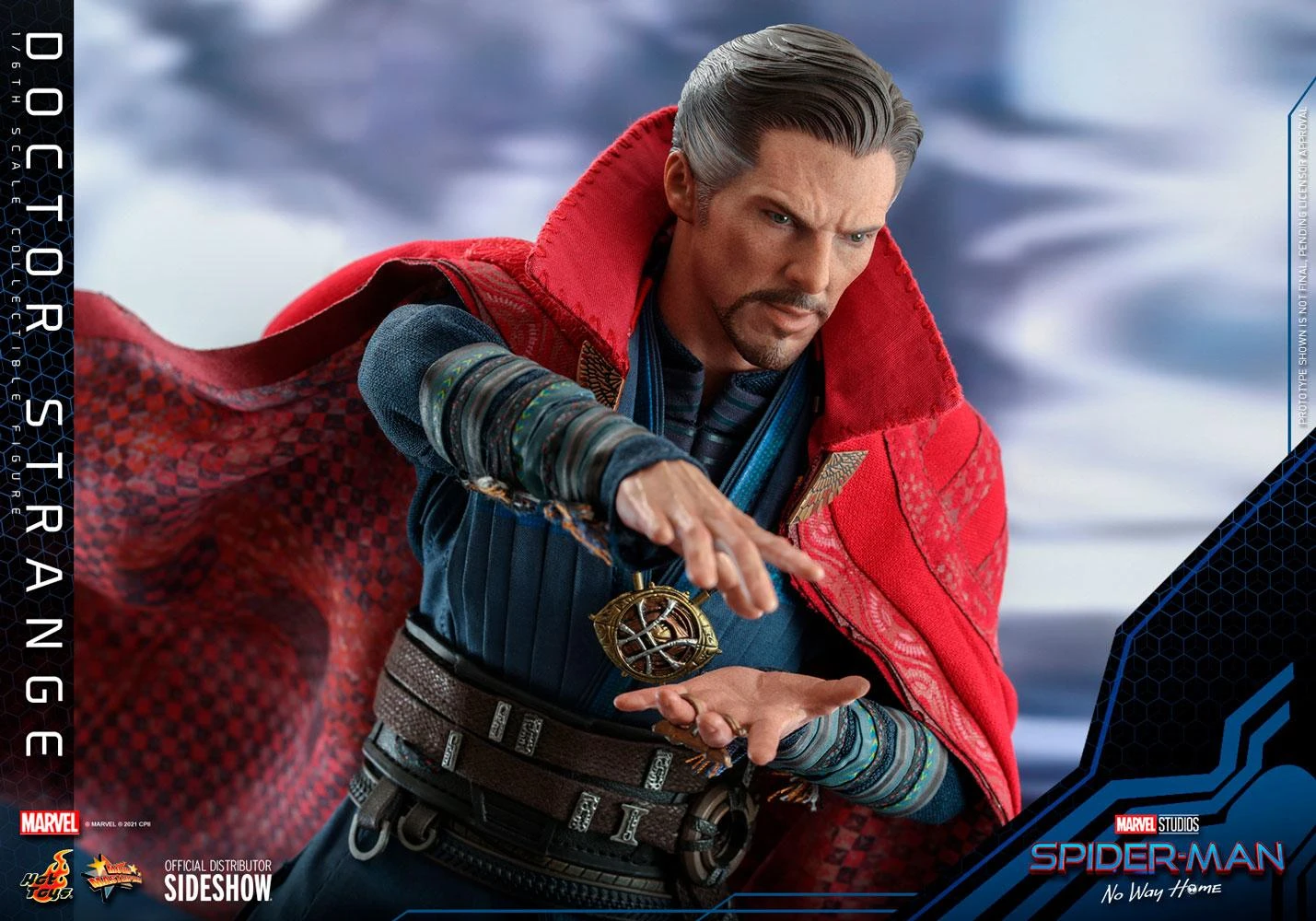 Doctor Strange - Spider-man No Way Home Marvel Hot Toys Collectibles 1/6 Scale Action Figure 6 Doctor Strange - Spider-man No Way Home Marvel Hot Toys Collectibles 1/6 Scale Action Figure - Image 6