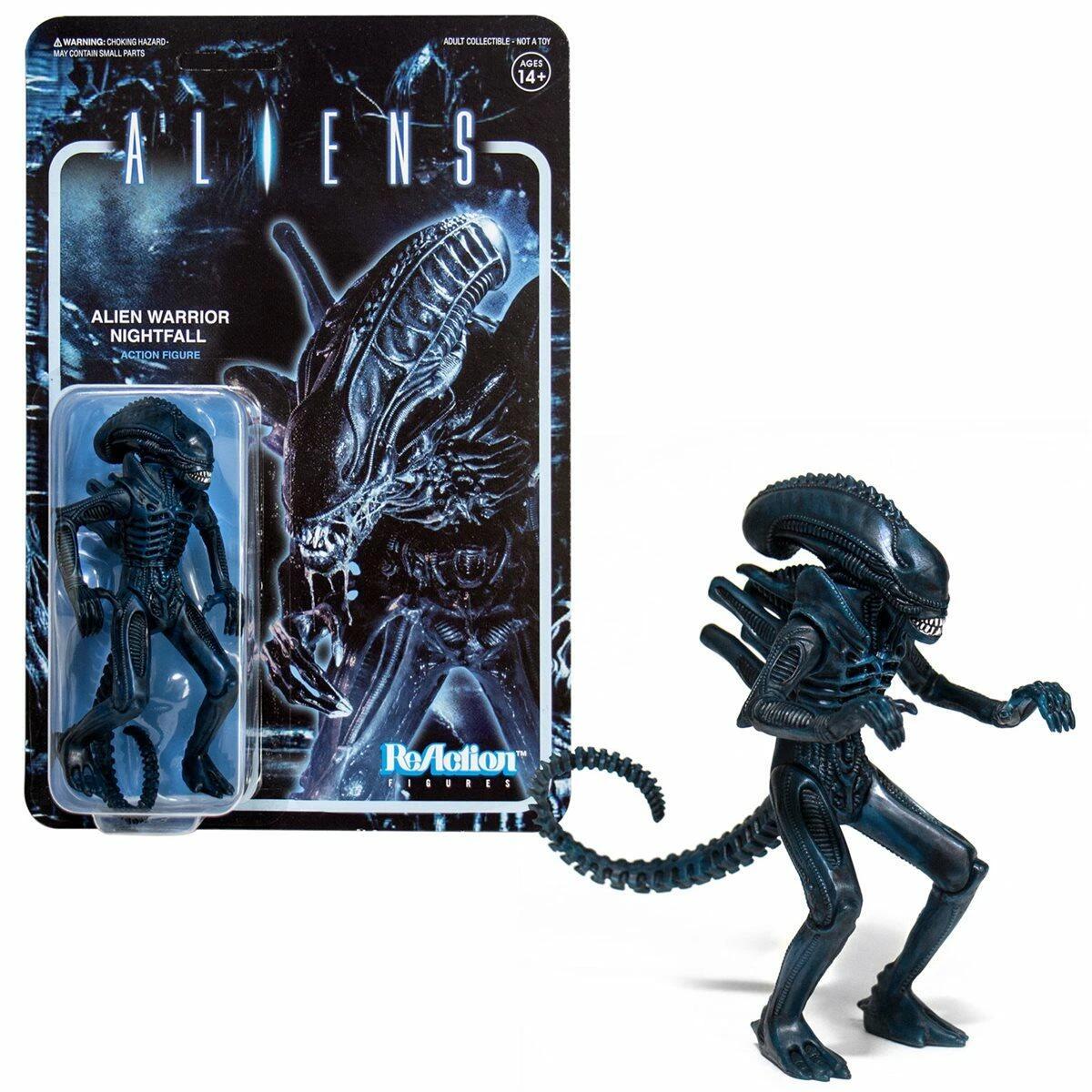 SUPER7 Alien Xenomorph ReAction Action Figure - Alien Warrior (Nightfall) 1 SUPER7 Alien Xenomorph ReAction Action Figure - Alien Warrior (Nightfall)