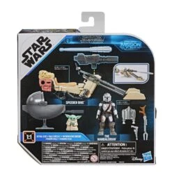 Hasbro Star Wars Mission Fleet Expedition Class Action Figure - The Mandalorian & The Child With Speeder Bike - Battle For The Bounty -Children Toys Store e96805l00 5010993749997 back 20 s