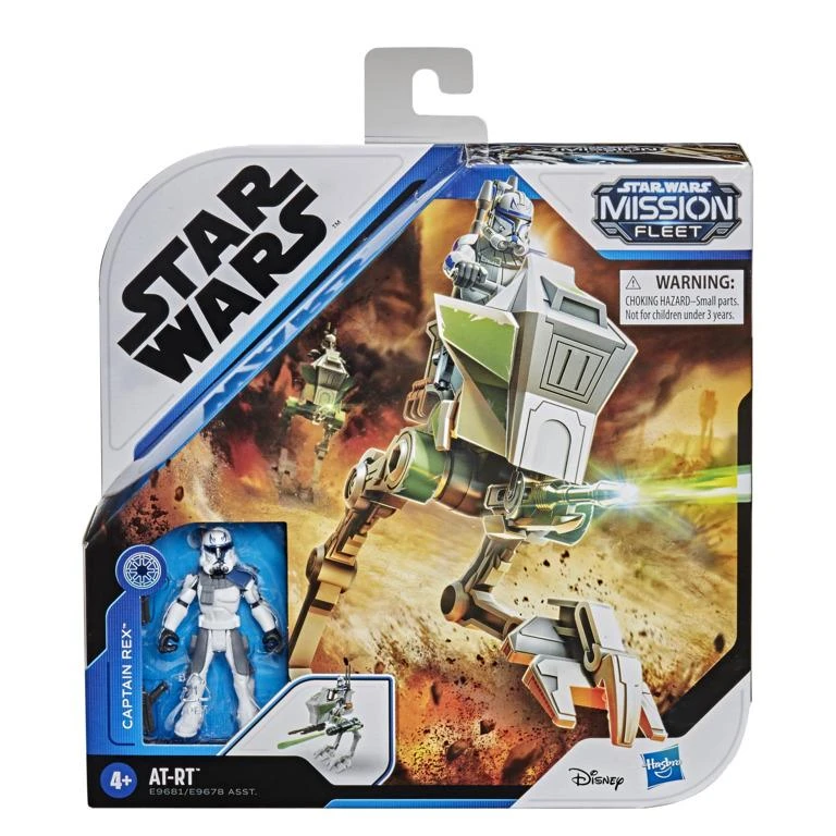 Hasbro Star Wars Mission Fleet Expedition Class Action Figure - Captain Rex With AT-RT Walker 2 Hasbro Star Wars Mission Fleet Expedition Class Action Figure - Captain Rex With AT-RT Walker - Image 2