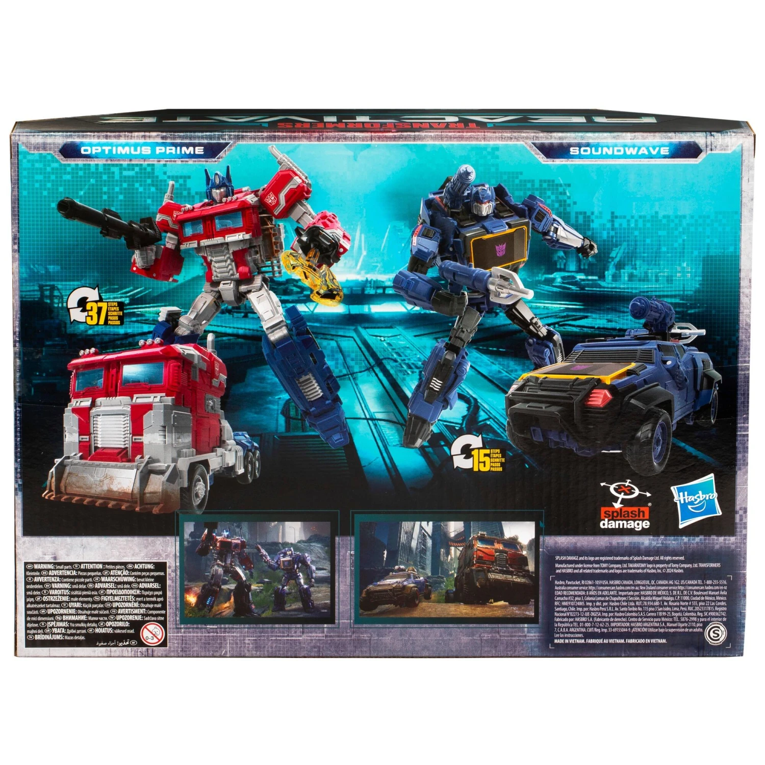 Hasbro *PRE-ORDER Transformers Reactive Action Figure 2-Pack - Soundwave And Optimus Prime 6 Hasbro *PRE-ORDER Transformers Reactive Action Figure 2-Pack - Soundwave And Optimus Prime - Image 6