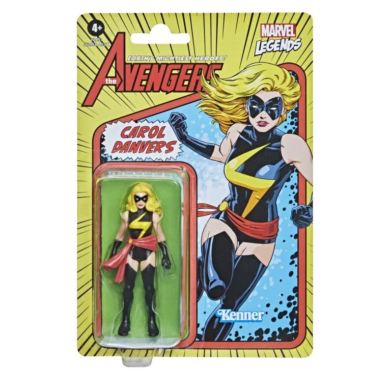 Hasbro Marvel Universe Retro 3.75 Inch Action Figure Wave 1 - Carol Danvers 1 Hasbro Marvel Universe Retro 3.75 Inch Action Figure Wave 1 - Carol Danvers