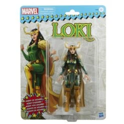 Children Toys Store 24 Hasbro MARVEL LEGENDS RETRO ACTION FIGURE - Loki - Agent Of Asgard