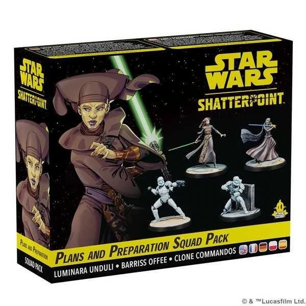 Atomic Mass Games Star Wars Shatterpoint: Plans And Preparations (General Luminara Unduli Squad) Expansion Pack 1 Atomic Mass Games Star Wars Shatterpoint: Plans And Preparations (General Luminara Unduli Squad) Expansion Pack