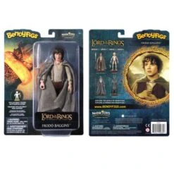Noble Collection Lord Of The Rings Bendyfigs Action Figure - Frodo Baggins -Children Toys Store frodo nn2817 w pack 600x600 1