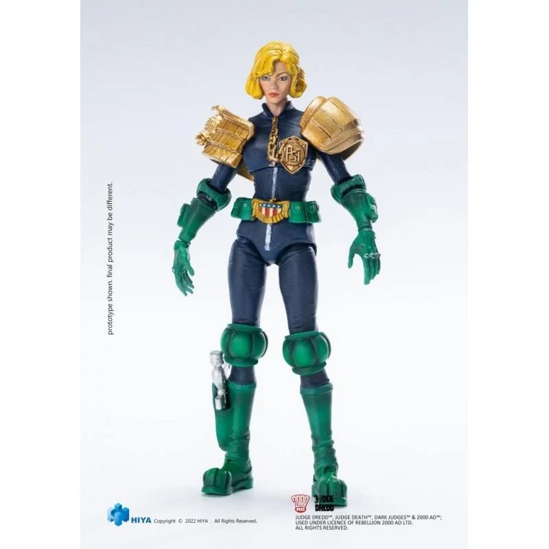 HIYA Toys Judge Dredd 1:18 Scale Action Figures - Judge Anderson & Lawmaster MK II Set 2 HIYA Toys Judge Dredd 1:18 Scale Action Figures - Judge Anderson & Lawmaster MK II Set - Image 2