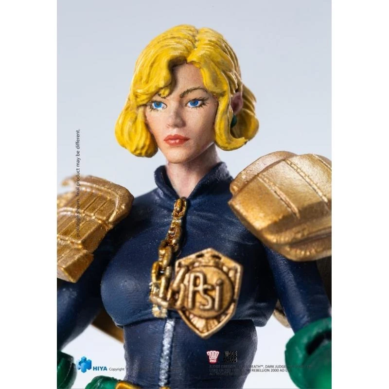 HIYA Toys Judge Dredd 1:18 Scale Action Figures - Judge Anderson & Lawmaster MK II Set 5 HIYA Toys Judge Dredd 1:18 Scale Action Figures - Judge Anderson & Lawmaster MK II Set - Image 5