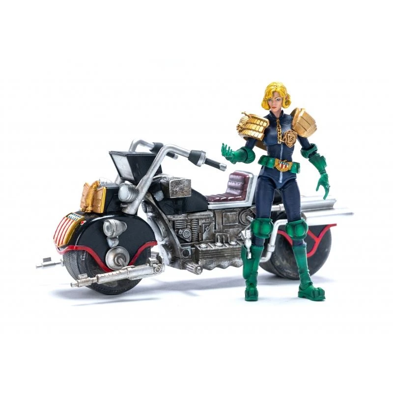 HIYA Toys Judge Dredd 1:18 Scale Action Figures - Judge Anderson & Lawmaster MK II Set 1 HIYA Toys Judge Dredd 1:18 Scale Action Figures - Judge Anderson & Lawmaster MK II Set