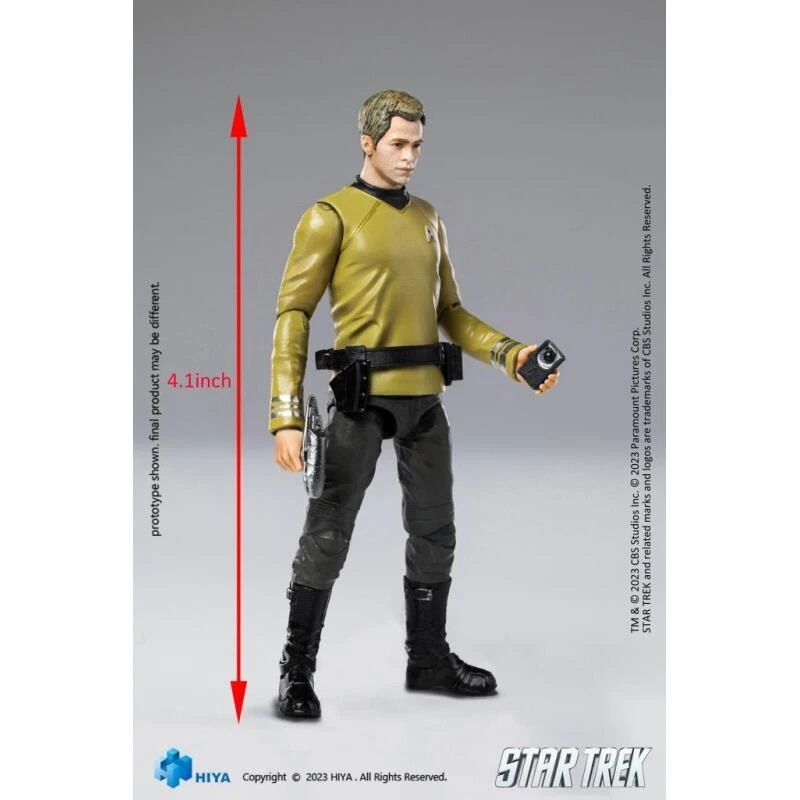 *PRE-ORDER HIYA Toys Star Trek 1:18 Scale Action Figures - James T. Kirk (2009) 2 *PRE-ORDER HIYA Toys Star Trek 1:18 Scale Action Figures - James T. Kirk (2009) - Image 2