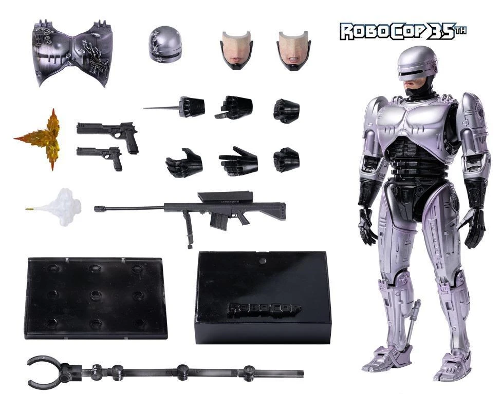*PRE-ORDER HIYA Toys 1987 RoboCop 35th Anniversary 1:12 Scale Die Cast Action Figures - Robocop 7 *PRE-ORDER HIYA Toys 1987 RoboCop 35th Anniversary 1:12 Scale Die Cast Action Figures - Robocop - Image 7