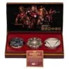 Marvel Infinity Saga - Iron Man Arc Reactor Magnetic Full Size Replica Pin Set - Star Action Figure UK Exclusive