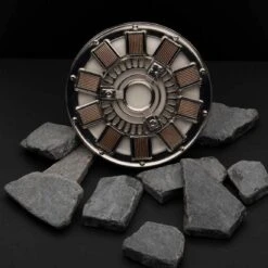 Marvel Infinity Saga - Iron Man Arc Reactor Magnetic Full Size Replica Pin Set - Star Action Figure UK Exclusive -Children Toys Store iron man arc reactor magnetic replica pin set 5