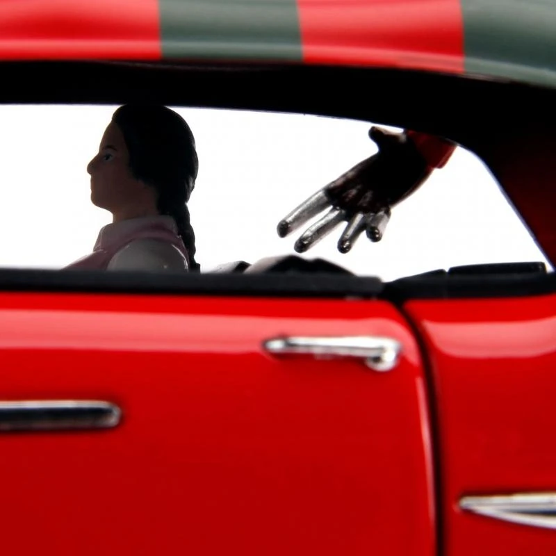 Jada Toys A Nightmare On Elm Street - 1958 Cadillac With Freddy Krueger Action Figure Hollywood Rides 1:24 Scale Die Cast Vehicle 6 Jada Toys A Nightmare On Elm Street - 1958 Cadillac With Freddy Krueger Action Figure Hollywood Rides 1:24 Scale Die Cast Vehicle - Image 6