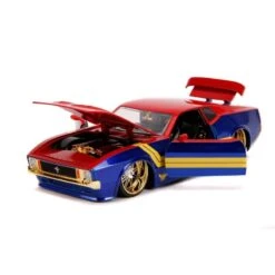 Jada Toys 1973 Mustang Mach 1 With Captain Marvel Figure Hollywood Rides 1:24 Scale Die Cast Vehicle 5 Jada Toys 1973 Mustang Mach 1 With Captain Marvel Figure Hollywood Rides 1:24 Scale Die Cast Vehicle -Children Toys Store ja31193 1 800x800 1