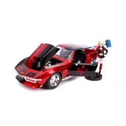 Jada Toys DC Harley Quinn - 1969 Corvette With Harley Quinn Figure Hollywood Rides 1:24 Scale Die Cast Vehicle 9 Jada Toys DC Harley Quinn - 1969 Corvette With Harley Quinn Figure Hollywood Rides 1:24 Scale Die Cast Vehicle -Children Toys Store ja31196 2 800x800 1