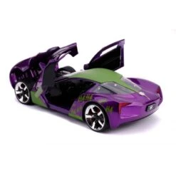 Jada Toys DC Joker - 2009 Corvette StingRay With Joker Figure Hollywood Rides 1:24 Scale Die Cast Vehicle -Children Toys Store ja31199 4 800x800 1