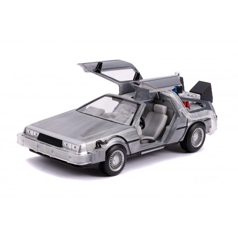 Jada Toys Back To The Future II - DeLorean Time Machine 1:24 Scale Jada Hollywood Rides Die Cast Vehicle 4 Jada Toys Back To The Future II - DeLorean Time Machine 1:24 Scale Jada Hollywood Rides Die Cast Vehicle - Image 4