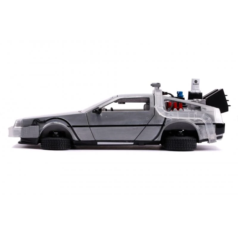Jada Toys Back To The Future II - DeLorean Time Machine 1:24 Scale Jada Hollywood Rides Die Cast Vehicle 3 Jada Toys Back To The Future II - DeLorean Time Machine 1:24 Scale Jada Hollywood Rides Die Cast Vehicle - Image 3