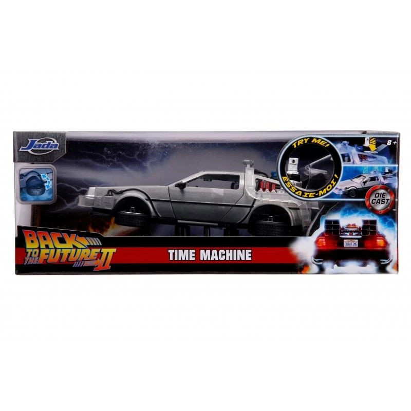 Jada Toys Back To The Future II - DeLorean Time Machine 1:24 Scale Jada Hollywood Rides Die Cast Vehicle 1 Jada Toys Back To The Future II - DeLorean Time Machine 1:24 Scale Jada Hollywood Rides Die Cast Vehicle