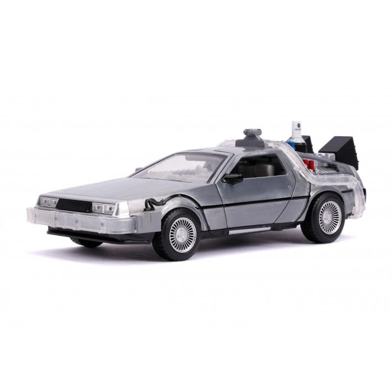 Jada Toys Back To The Future II - DeLorean Time Machine 1:24 Scale Jada Hollywood Rides Die Cast Vehicle 2 Jada Toys Back To The Future II - DeLorean Time Machine 1:24 Scale Jada Hollywood Rides Die Cast Vehicle - Image 2