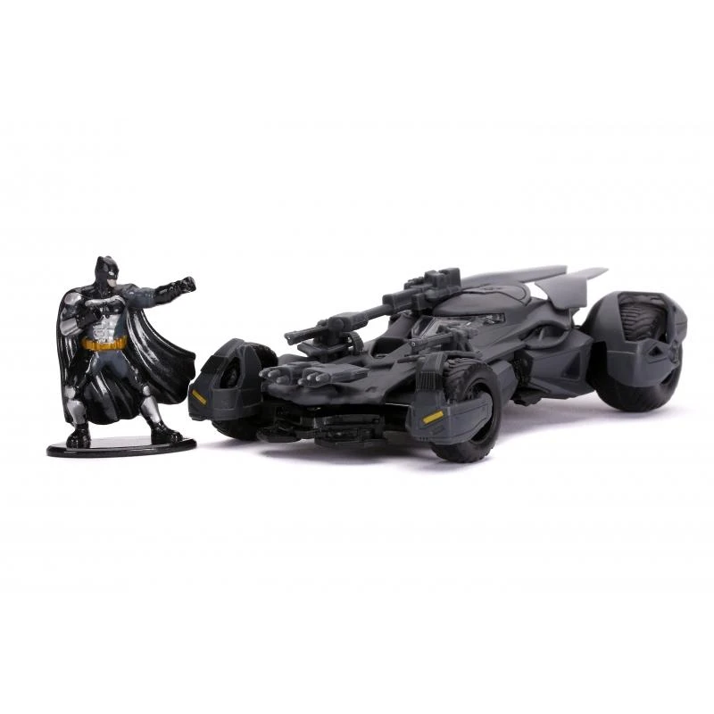 Jada Toys Justice League - Batmobile With Batman Figure Hollywood Rides 1:32 Scale Die Cast Vehicle 2 Jada Toys Justice League - Batmobile With Batman Figure Hollywood Rides 1:32 Scale Die Cast Vehicle - Image 2