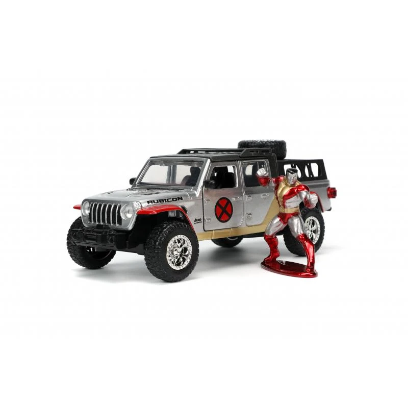 Jada Toys X-Men - 2020 Jeep Gladiator With Colossus Figure Hollywood Rides 1:32 Scale Die Cast Vehicle 2 Jada Toys X-Men - 2020 Jeep Gladiator With Colossus Figure Hollywood Rides 1:32 Scale Die Cast Vehicle - Image 2