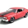 Jada Toys Fast & Furious - Dom's 1970 Chevrolet Chevelle SS 454 (Red/Black) Hollywood Rides 1:24 Scale Die Cast Vehicle
