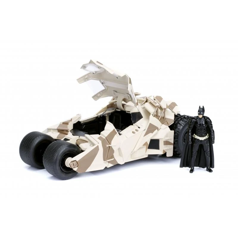 Jada Toys Batman The Dark Knight - Camo Tumbler Batmobile With Batman Figure Hollywood Rides 1:24 Scale Die Cast Vehicle 2 Jada Toys Batman The Dark Knight - Camo Tumbler Batmobile With Batman Figure Hollywood Rides 1:24 Scale Die Cast Vehicle - Image 2
