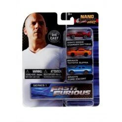 Jada Toys Fast And Furious - NANO Hollywood Rides 3 Car Set #2
