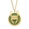 Marvel Loki Helmet Enamel Necklace