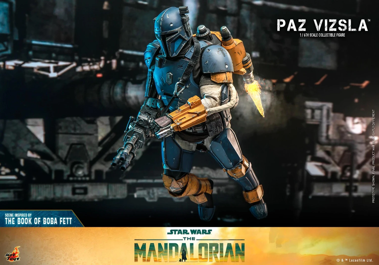 *PRE-ORDER Paz Vizsla - Star Wars: The Mandalorian Hot Toys Collectibles 1/6 Scale Action Figure 7 *PRE-ORDER Paz Vizsla - Star Wars: The Mandalorian Hot Toys Collectibles 1/6 Scale Action Figure - Image 7