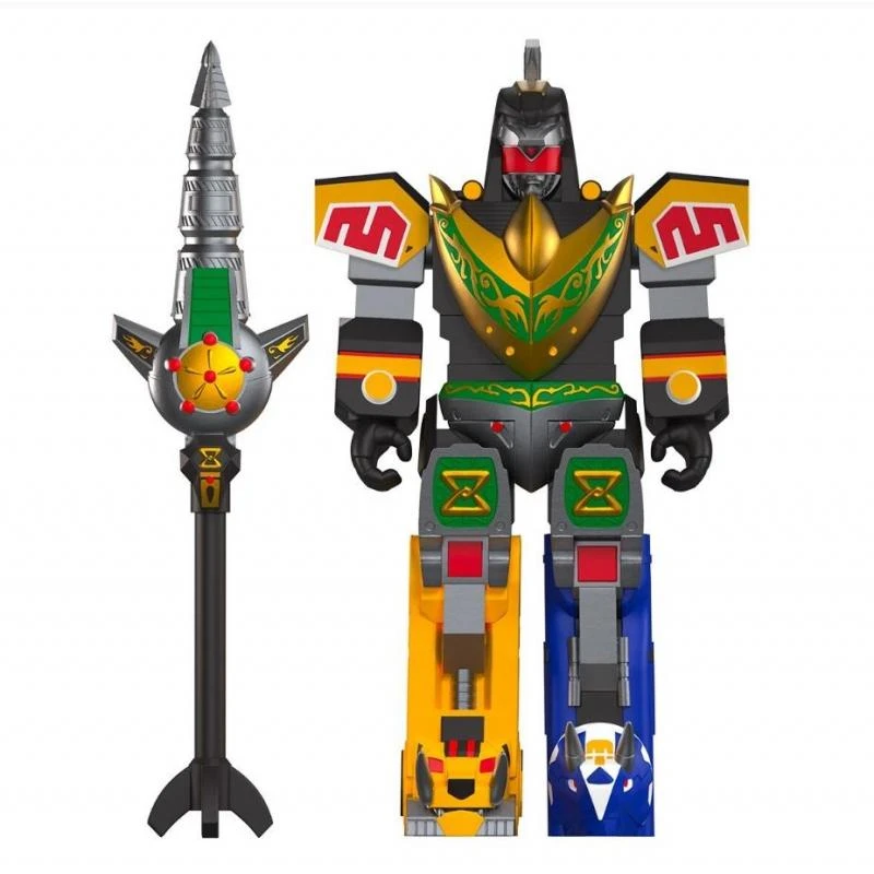 SUPER7 Power Rangers ReAction Action Figure Wave 3 - Dragonzord Battle Mode 2 SUPER7 Power Rangers ReAction Action Figure Wave 3 - Dragonzord Battle Mode - Image 2