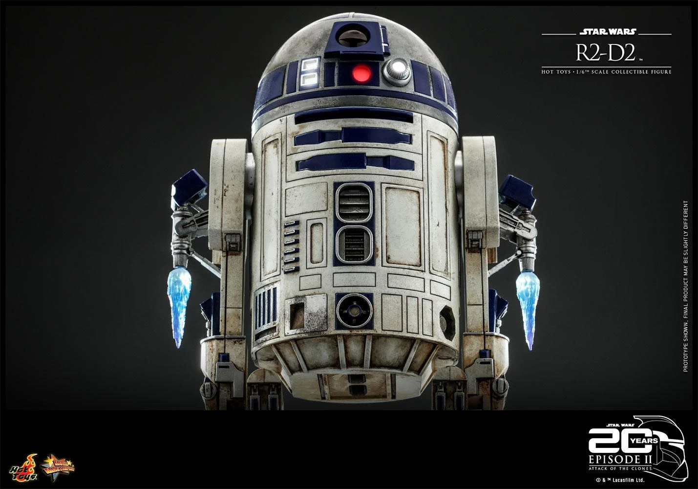 *PRE-ORDER R2-D2 - Star Wars Attack Of The Clones 20th Anniversary Sideshow Hot Toys 1/6 Scale Action Figure 8 *PRE-ORDER R2-D2 - Star Wars Attack Of The Clones 20th Anniversary Sideshow Hot Toys 1/6 Scale Action Figure - Image 8