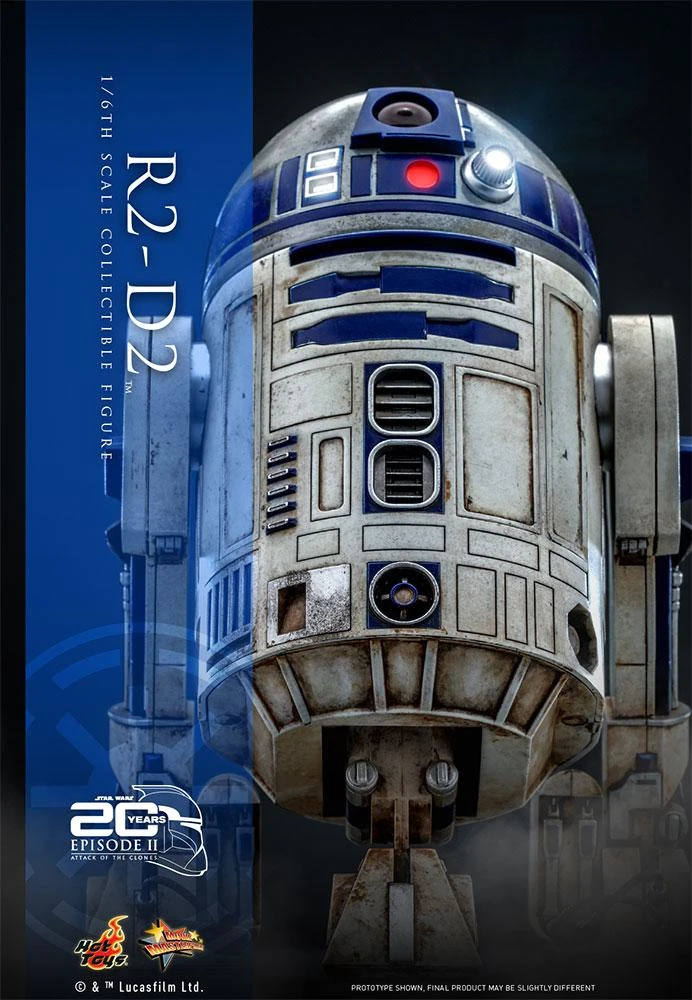 *PRE-ORDER R2-D2 - Star Wars Attack Of The Clones 20th Anniversary Sideshow Hot Toys 1/6 Scale Action Figure 1 *PRE-ORDER R2-D2 - Star Wars Attack Of The Clones 20th Anniversary Sideshow Hot Toys 1/6 Scale Action Figure