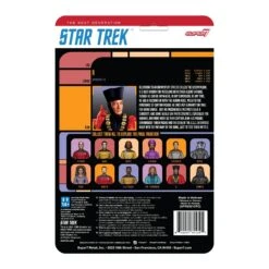 SUPER7 Star Trek: The Next Generation ReAction Action Figure Wave 2 - Q 5 SUPER7 Star Trek: The Next Generation ReAction Action Figure Wave 2 - Q -Children Toys Store re startrek w2 thenextgeneration q backofcard 2048 2048x2048 1