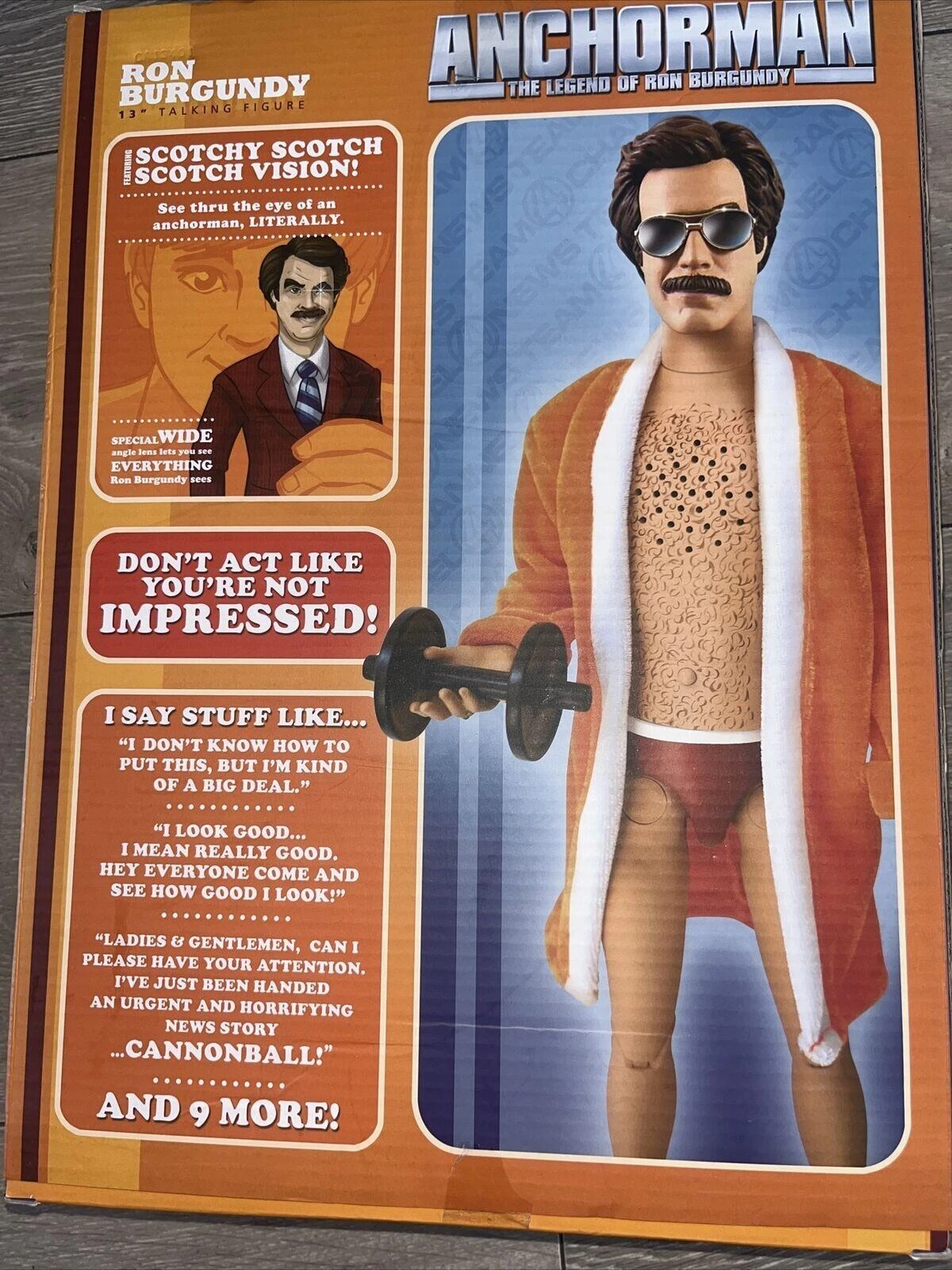 Anchorman - The Legend Of Ron Burgundy: Ron Burgundy Talking 13inch Action Figure 2 Anchorman - The Legend Of Ron Burgundy: Ron Burgundy Talking 13inch Action Figure - Image 2