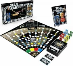 Hasbro Star Wars Retro Action Figure Board Game - Death Star Escape With Grand Moff Tarkin Action Figure